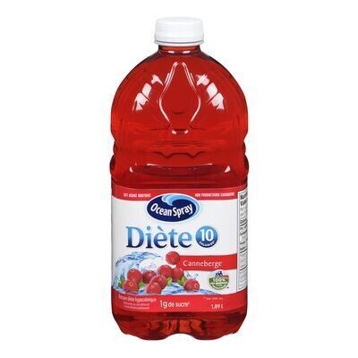 OCEAN SPRAY Boisson diète aux canneberges 1,89 L