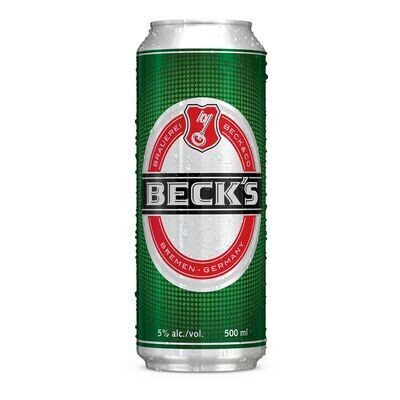 BECK&#39;S Bière allemande 500 ML - CANETTE 5.0%ALC