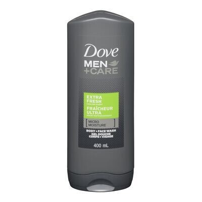 DOVE Gel douche bien-être, Men+Care 400 mL