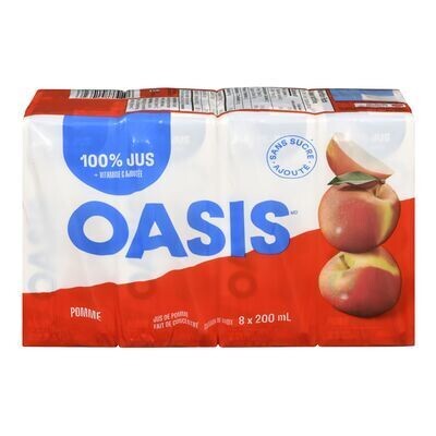 OASIS Jus de pomme 8X200 ML