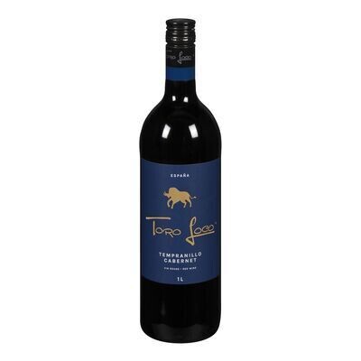 TORO LOCO Vin rouge d&#39;Espagne Carbernet 1 L