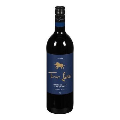 TORO LOCO Vin rouge d&#39;Espagne Carbernet 1 L