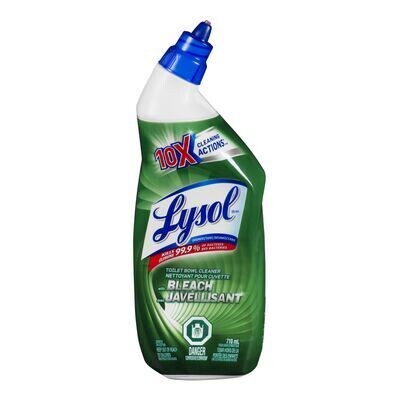 LYSOL Nettoyant pour cuvette avec javellisant 710 ML