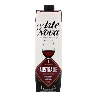 ARTE NOVA Vin rouge d&#39;Australie 1 L