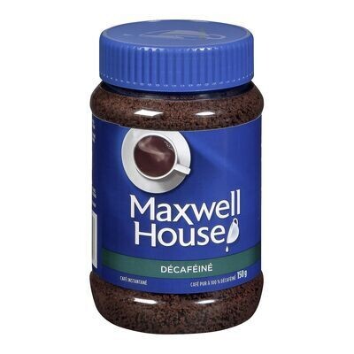 MAXWELL HOUSE Café instantané décaféiné 150 G