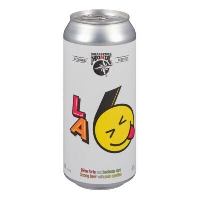 BRASSEURS DU MONDE Bière forte aux bonbons surs, La 6 473 ML - CANETTE 5.0%ALC