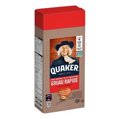 QUAKER GRUAU RAPIDE Flocons d&#39;avoine 1 kg