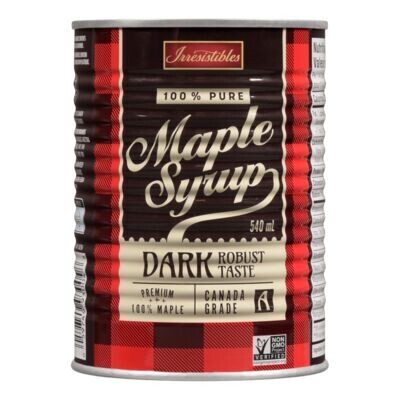 IRRESISTIBLES Sirop d&#39;érable foncé 540 mL