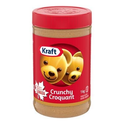 KRAFT Beurre d&#39;arachide croquant 1 kg