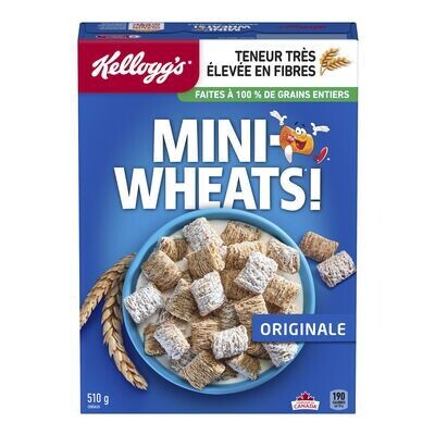 KELLOGG&#39;S Céréales givrage original, Mini-Wheats  405 g
