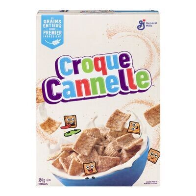 GENERAL MILLS Céréales à la cannelle, Croque Canelle 354 g