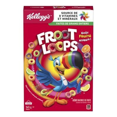 KELLOGG&#39;S CÉRÉALES FROOT LOOPS 320 GR