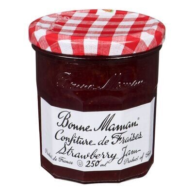 BONNE MAMAN Confiture de fraises 250 mL