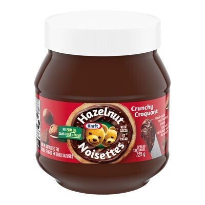 KRAFT Tartinade aux noisettes et cacao croquante 725 g