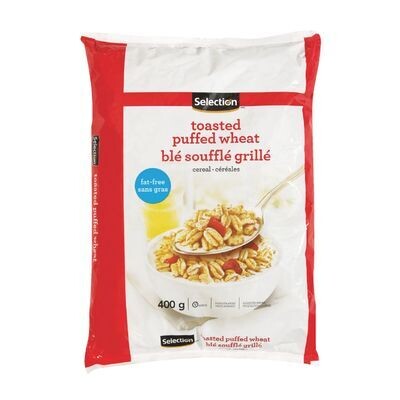 SELECTION Céréales de blé soufflé grillé 400 g