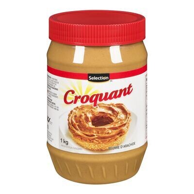 SELECTION Beurre d&#39;arachide croquant 1 kg