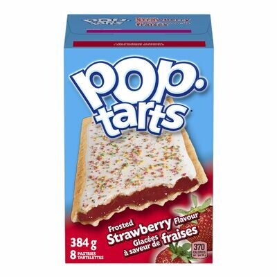 KELLOGG&#39;S Tartelettes pour grille-pain glacées à saveur de fraise. Pop-Tarts 384 g