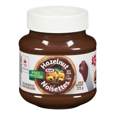 KRAFT Tartinade aux noisettes et cacao 375 g
