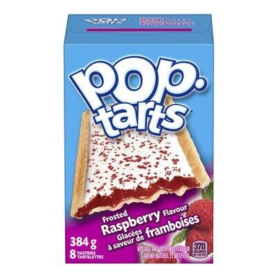 KELLOGG&#39;S Tartelettes pour grille-pain glacées à saveur de framboise. Pop-Tarts 384 g