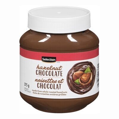 SELECTION Tartinade aux noisettes et chocolat 375 g
