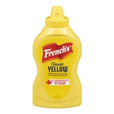 FRENCH&#39;S Moutarde jaune préparée, Classic Yellow 400 mL