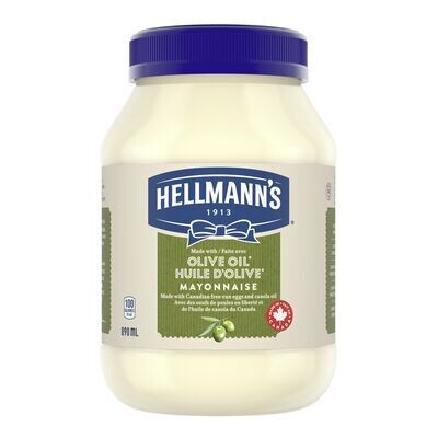 HELLMANN&#39;S Mayonnaise avec huile d&#39;olive 890 mL