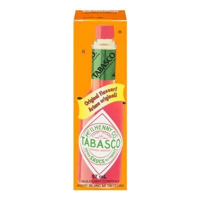 MCILHENNY CO. Sauce au piment arôme original, Tabasco 57 mL