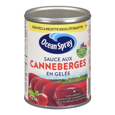 OCEAN SPRAY Sauce aux canneberges en gelée 348 mL