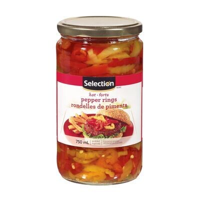 SELECTION Rondelles de piments forts 750 mL