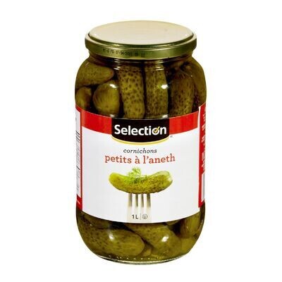 SELECTION Petits cornichons à l&#39;aneth 1 L
