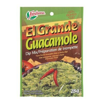 FRESHANA Préparation pour trempette guacamole El Grande 28 g