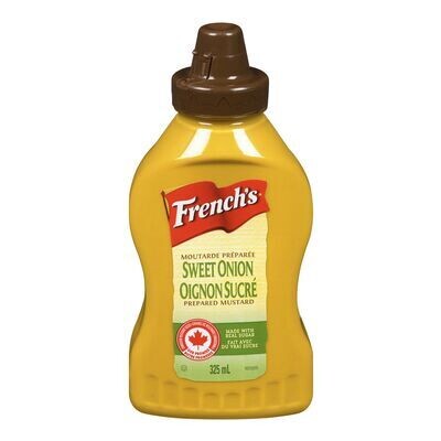 FRENCH&#39;S Moutarde préparée à l&#39;oignon sucré 325 mL