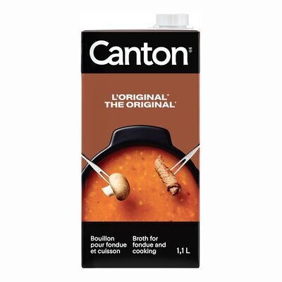 CANTON Bouillon pour fondue et cuisson Recette originale 1,1 L