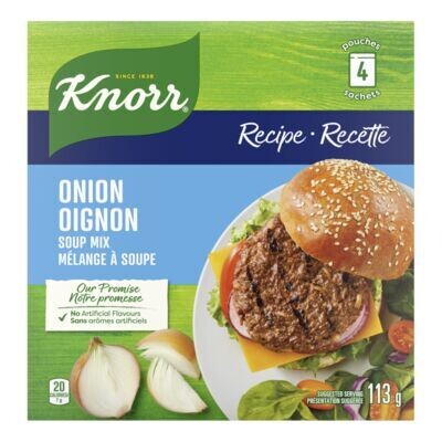 KNORR Mélange à soupe à l&#39;oignon, Recette 4 un