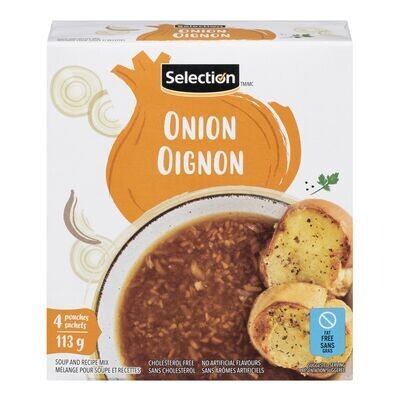 SELECTION Mélange à soupe à l&#39;oignon 4 un