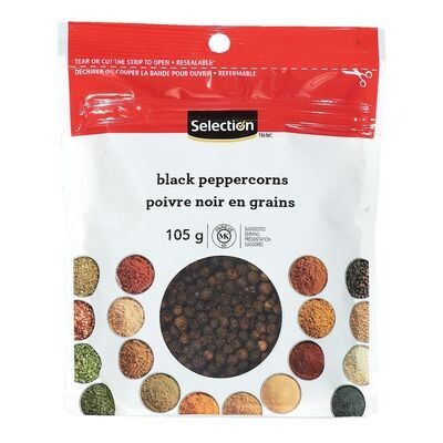 SELECTION Poivre noir en grains 105 g