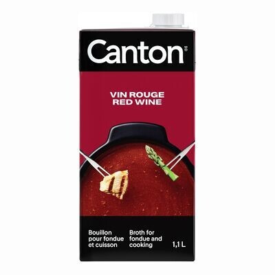 CANTON Bouillon pour fondue et cuisson au vin rouge 1,1 L