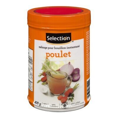 SELECTION Mélange pour bouillon de poulet instantané 400 g