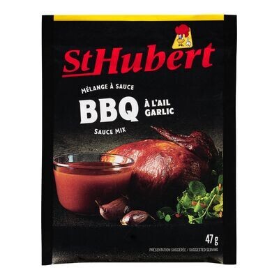 ST-HUBERT Mélange à sauce BBQ à l&#39;ail 47 g