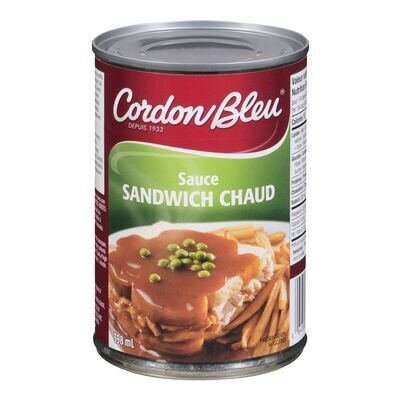 CORDON BLEU Sauce pour sandwich chaud, Classiques 398 mL