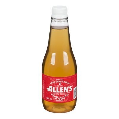 ALLEN&#39;S Vinaigre de cidre de pommes pur 500 mL