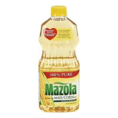 MAZOLA Huile de maïs pure 100% 1,18 L