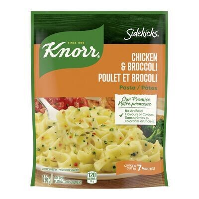 KNORR Pâtes au poulet et brocoli, Sidekicks 126 g
