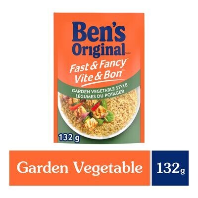 BEN&#39;S ORIGINAL Riz assaisonné aux légumes du potager, Vite &amp; Bon 132 g