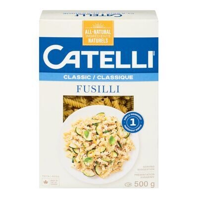CATELLI Pâtes fusilli, Classique 500 g