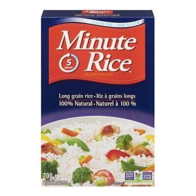 MINUTE RICE Riz blanc à grains longs précuit 700 g