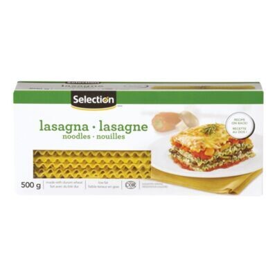 SELECTION Pâtes à lasagne 500 g