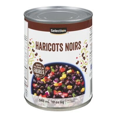 SELECTION Haricots noirs 540 mL