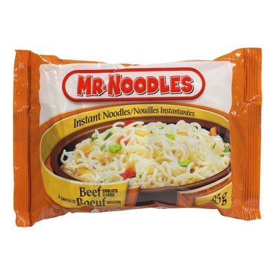 MR. NOODLES Nouilles instantanées à saveur de bœuf 85 g