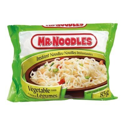 MR. NOODLES Nouilles instantanées à saveur de légumes 85 g